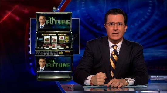 Stephen Colbert on Pres. Obama's 2011 slogan, "Win the Future"